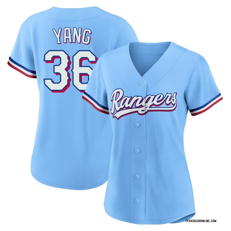 Hyeon-Jong Yang Women's Texas Rangers Alternate Jersey - Light Blue Replica