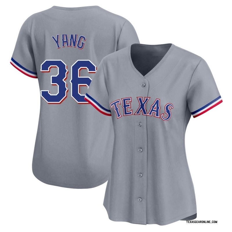Hyeon-Jong Yang Women's Texas Rangers Away Jersey - Gray Limited