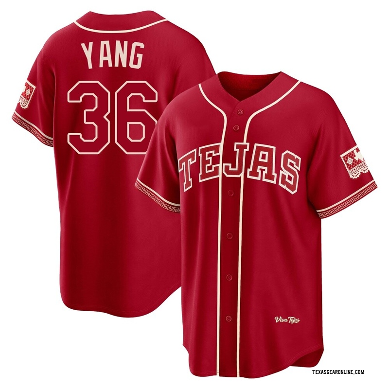 Hyeon-Jong Yang Youth Texas Rangers 2026 City Connect Stadium Jersey - Red Limited