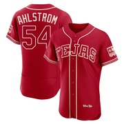 Robert Ahlstrom Men's Texas Rangers 2026 City Connect Stadium Jersey - Red Authentic