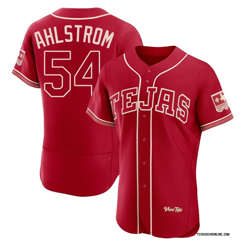 Robert Ahlstrom Men's Texas Rangers 2026 City Connect Stadium Jersey - Red Authentic