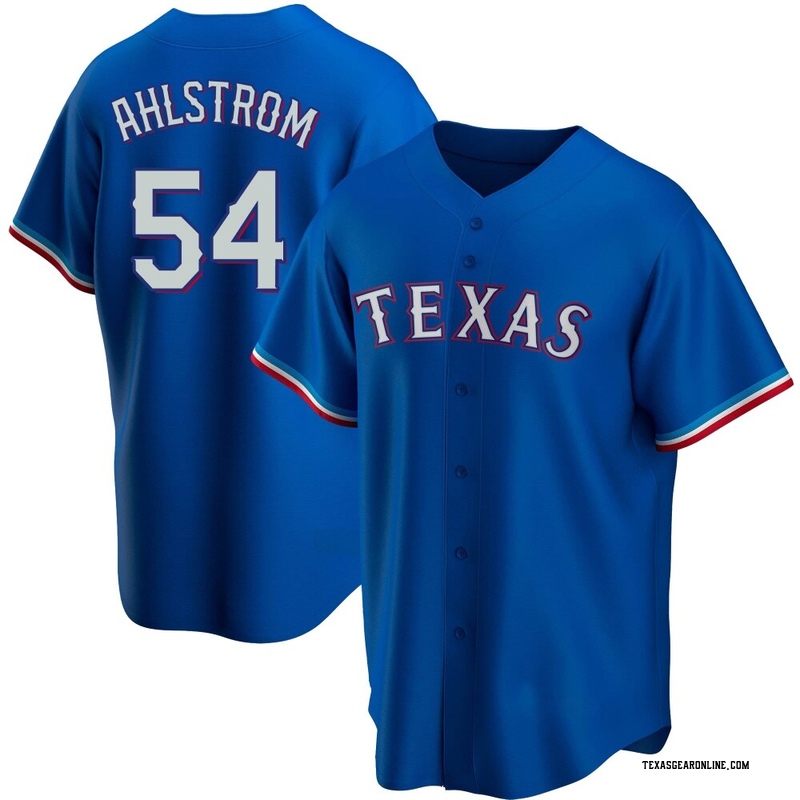 Robert Ahlstrom Men's Texas Rangers Alternate Jersey - Royal Replica