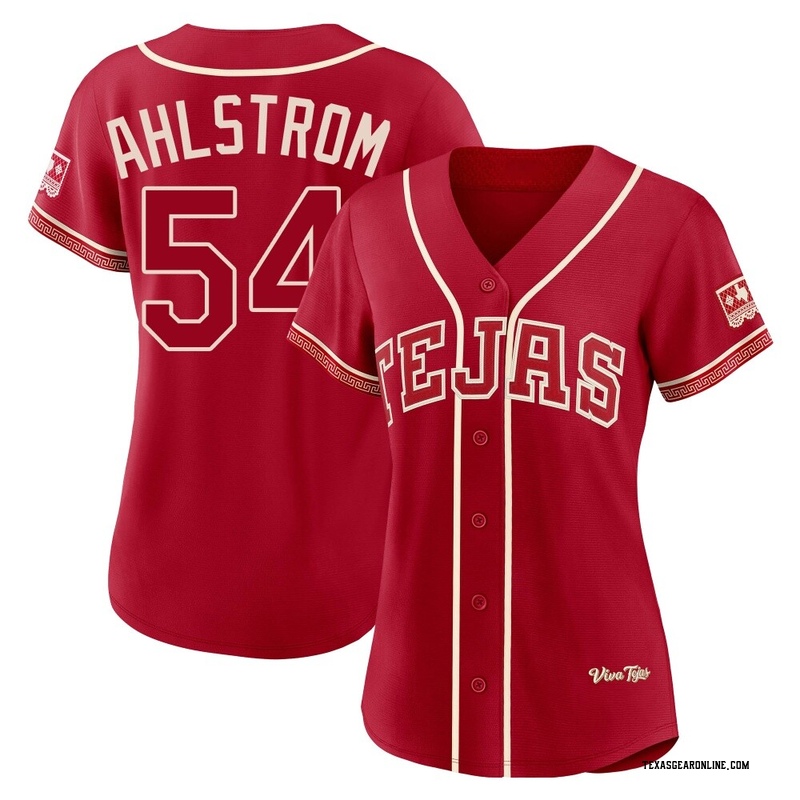 Robert Ahlstrom Women's Texas Rangers 2026 City Connect Stadium Jersey - Red Limited
