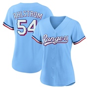 Robert Ahlstrom Women's Texas Rangers Alternate Jersey - Light Blue Replica