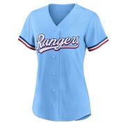 Robert Ahlstrom Women's Texas Rangers Alternate Jersey - Light Blue Replica
