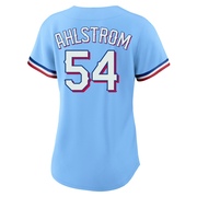 Robert Ahlstrom Women's Texas Rangers Alternate Jersey - Light Blue Replica
