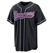 Robert Ahlstrom Youth Texas Rangers Fashion Out Jersey - Black Replica