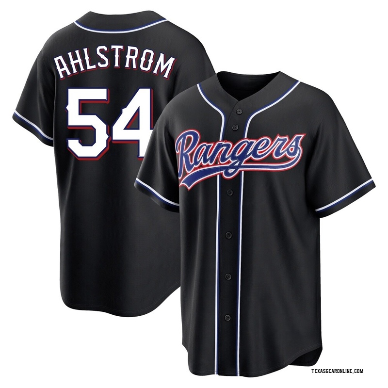 Robert Ahlstrom Youth Texas Rangers Fashion Out Jersey - Black Replica